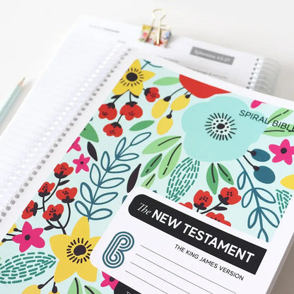 Spiral Bible™ - Kjv New Testament - Field of Flowers
