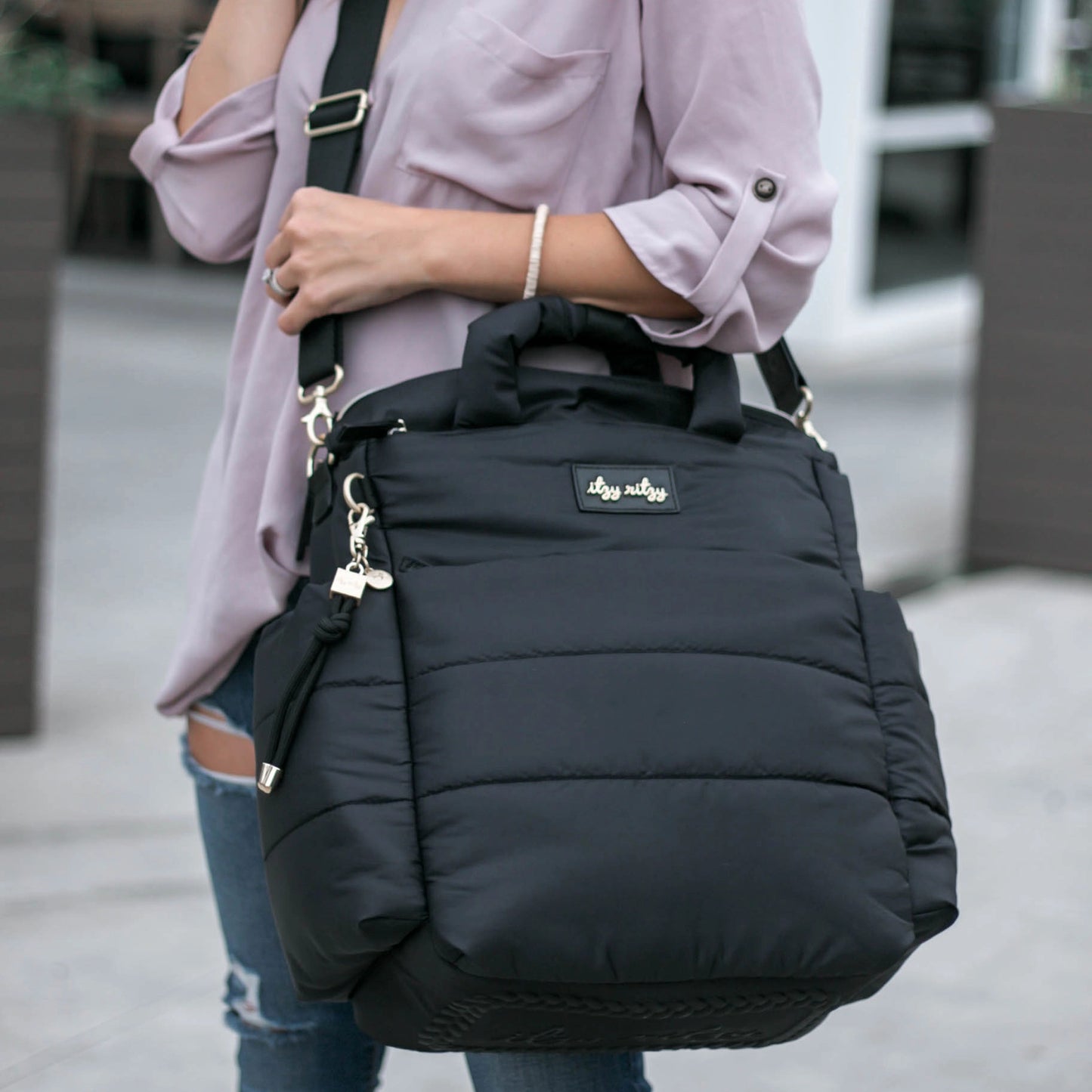 Dream Convertible™ Midnight Black Diaper Bag