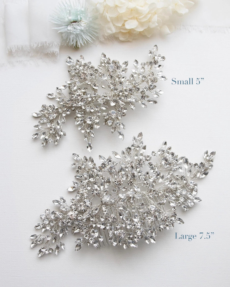 Aurora Large Crystal Bridal Clip