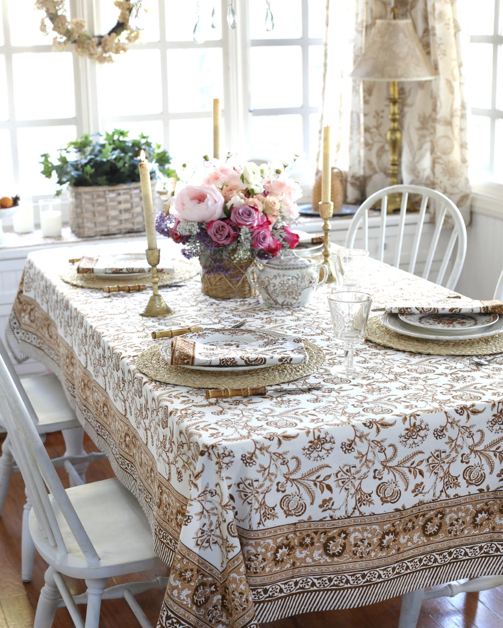 Lilibet Mocha- Tablecloth