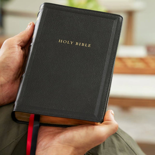 Rsv Personal Size Bible with Cross References, Leathersoft - NY Gift Boutique
