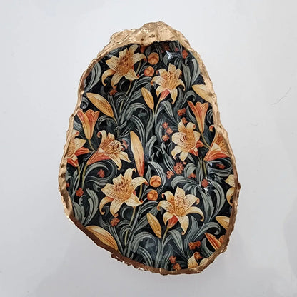 William Morris Tiger Lily Oyster Shell Dish & Ornament