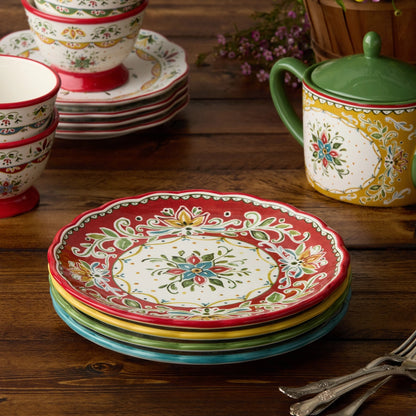 Provence Dinner Plate 11in 4 Asst set of 12