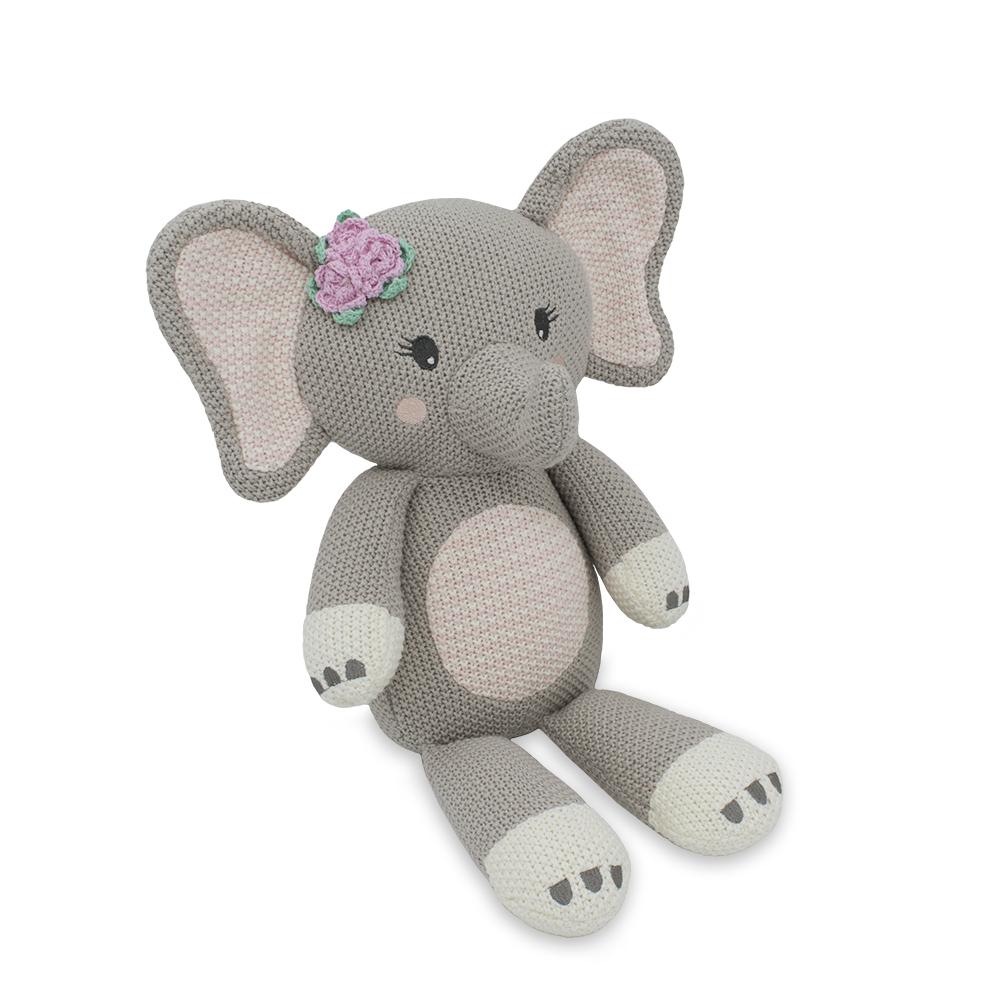 Whimsical Knit Toy - Ella Elephant