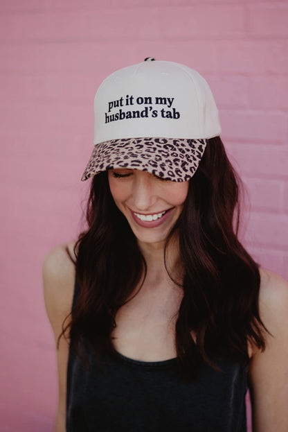 Put It On My Husband's Tab Two-Toned Vintage Hat - NY Gift Boutique