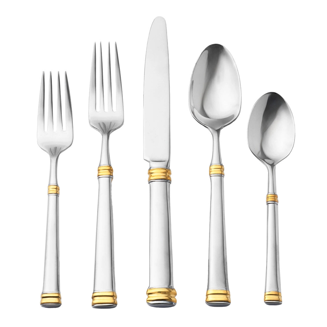 Bramasole Gold 45pc. Flatware Set