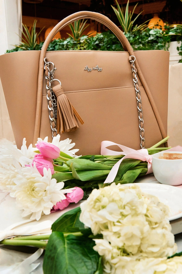 Itzy Ritzy Chai Latte Boss Tote™ - NY Gift Boutique