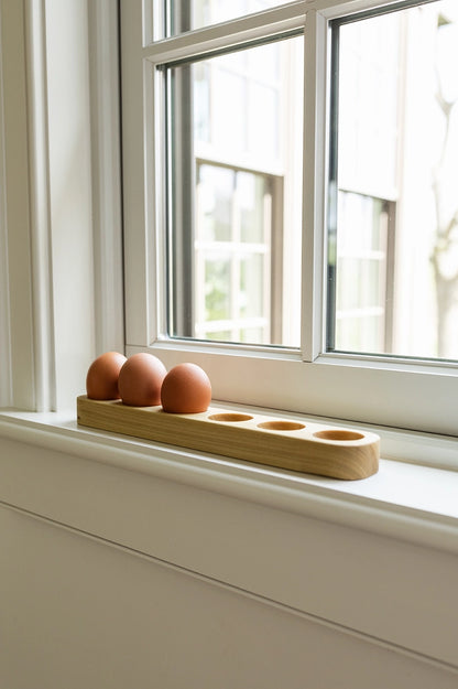 The Wooden Egg Holder
