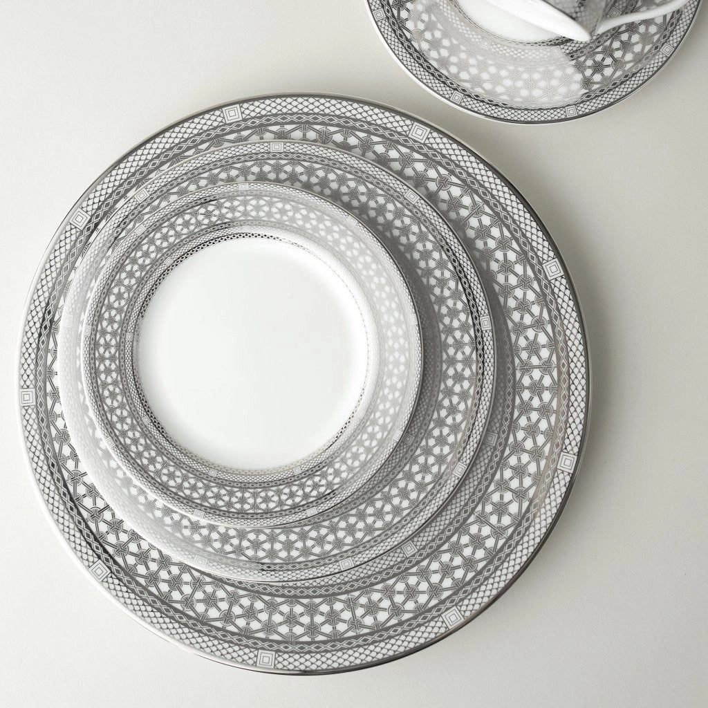 Hawthorne Ice Platinum Salad Plate