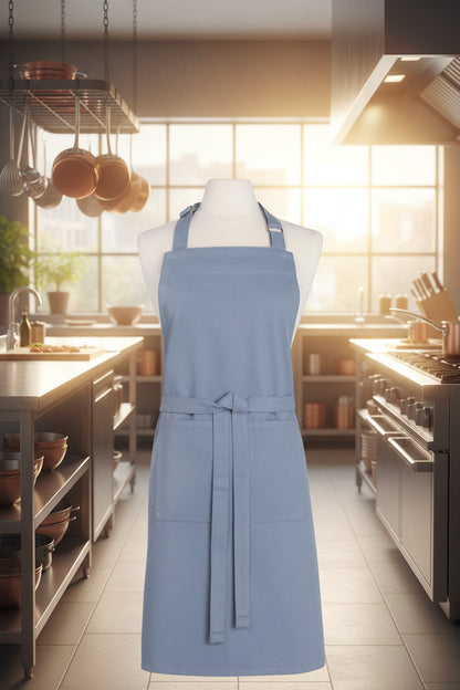 Slate Blue Chef Apron