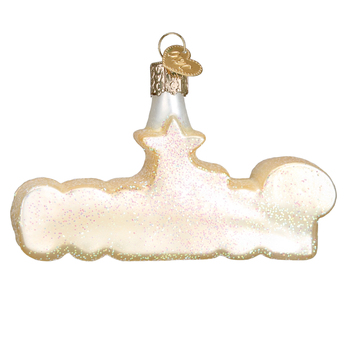 Believe Blown Glass Ornament