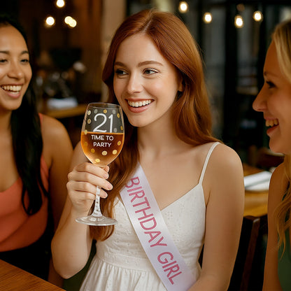 21 - Gift Boxed 16 oz Crystal Wine Glass (Pre-Order)