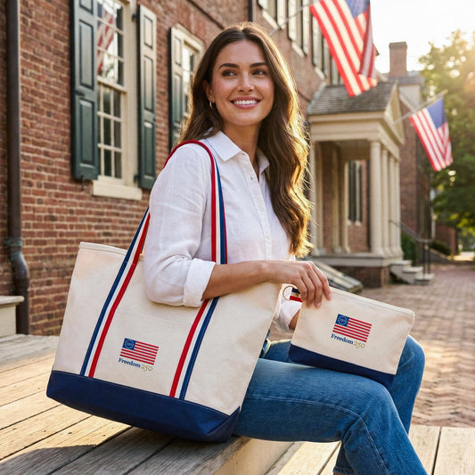 We The People Canvas Pouch Bag - Officially Licensed - NY Gift Boutique