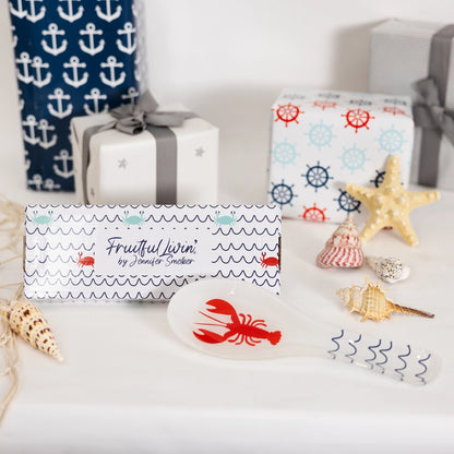 Lobster - 9.25" Glass Spoon Rest