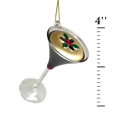Espresso Martini Glass Ornament