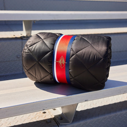 Black Waterproof Quilted Puffer Blanket