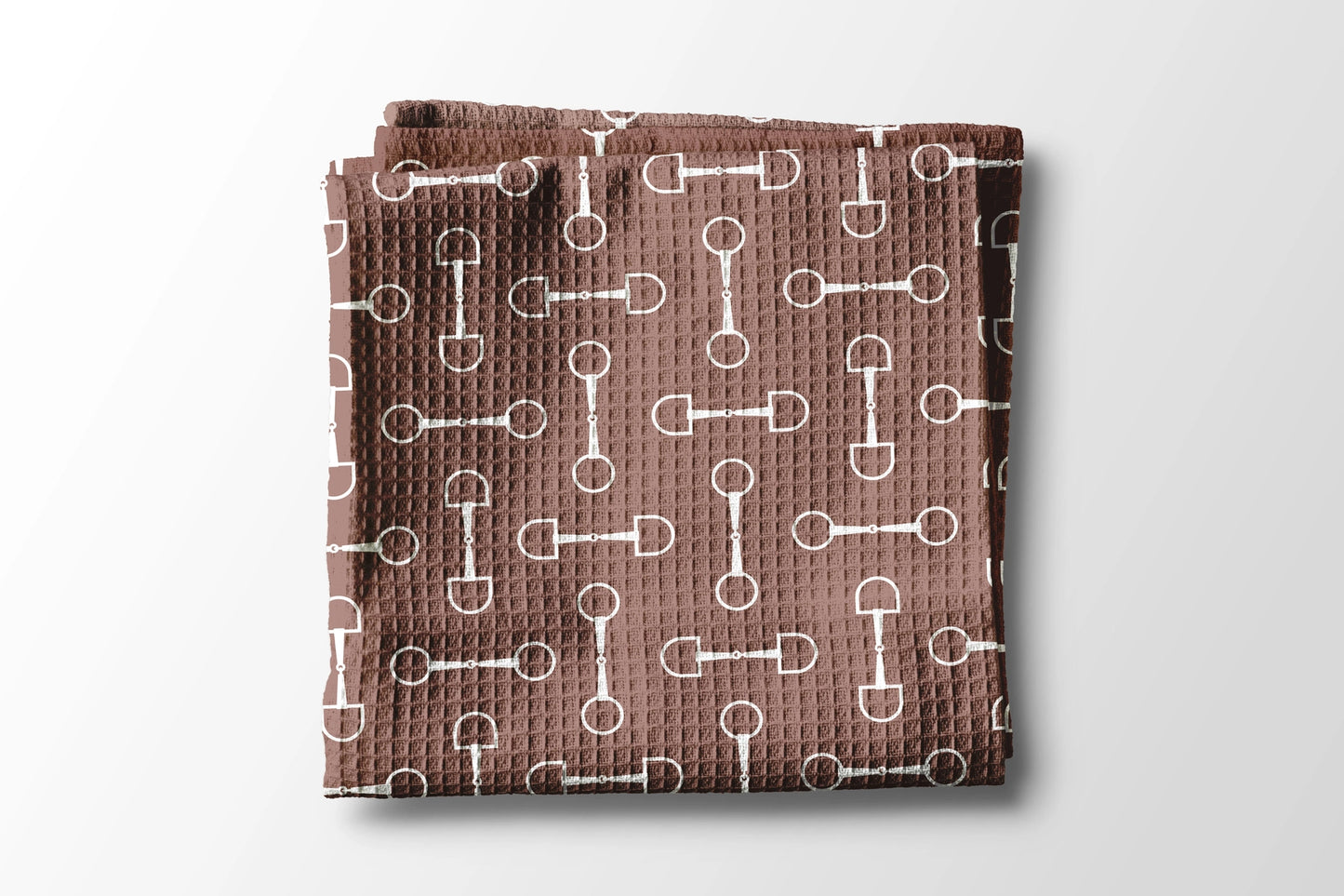 Horse Equestrian Tack Waffle Weave Towel - NY Gift Boutique