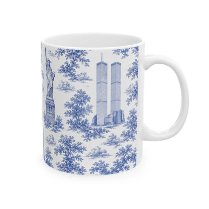 Manhattan Toile De Jouy Chinoiserie Ceramic Mug