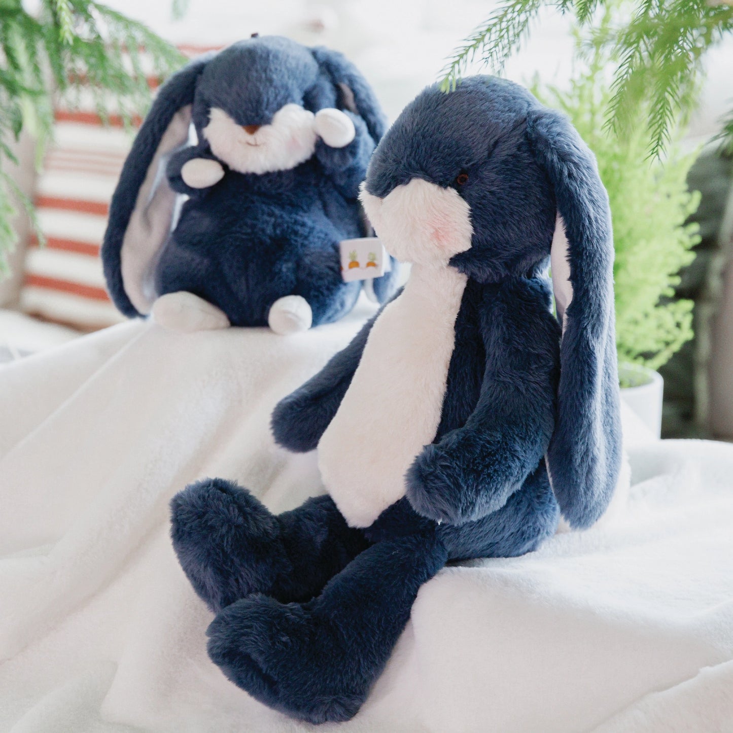 Little Floppy Nibble 12" Bunny - Starry Night Blue