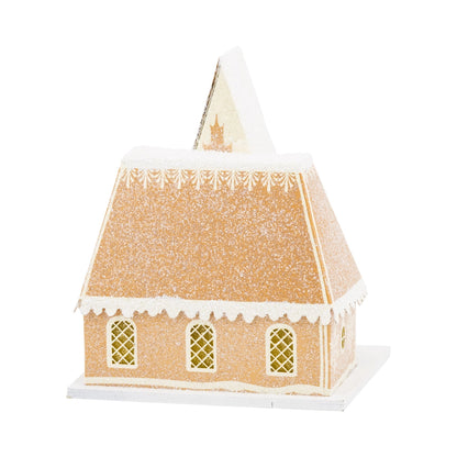 Gingerbread Chalet Village Decor