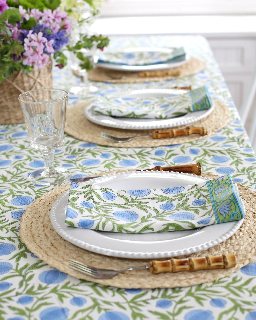 Blue Pomegranate - Tablecloth
