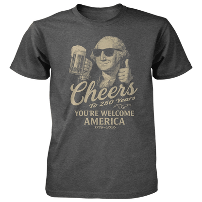 You're Welcome America - Cotton T-Shirt