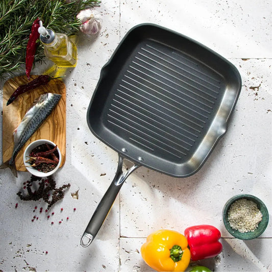 Cristel® Anodized Aluminum Non-Stick Square Grill