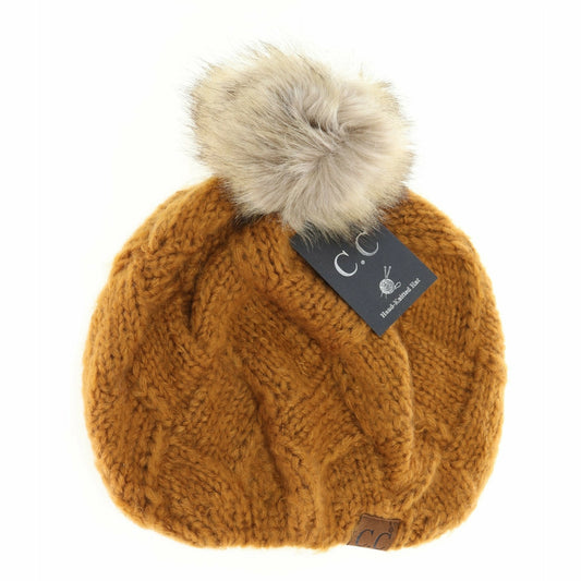 Basket Weaved Knitted Beret
