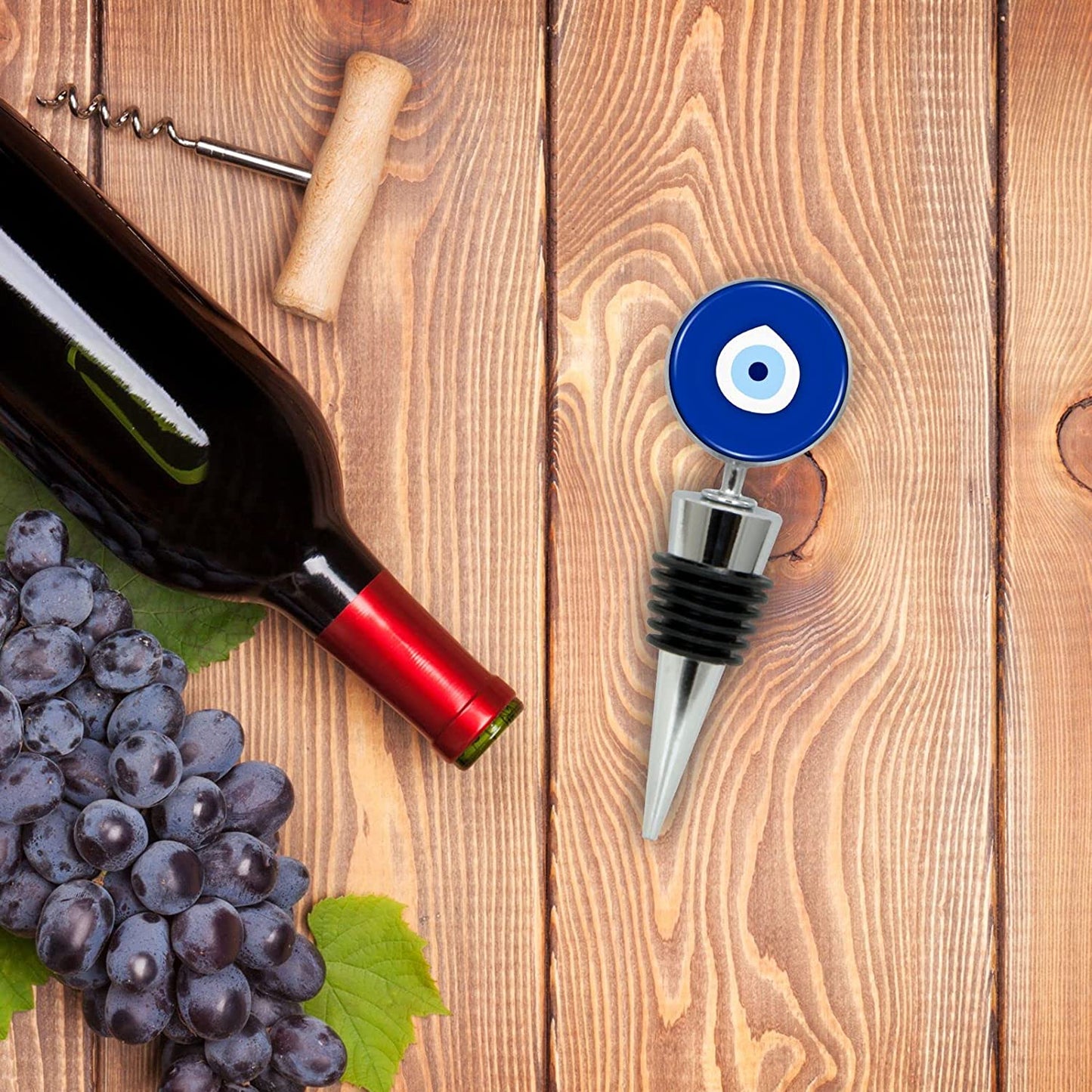 Evil Eye Wine Bottle Stopper in Gift Box