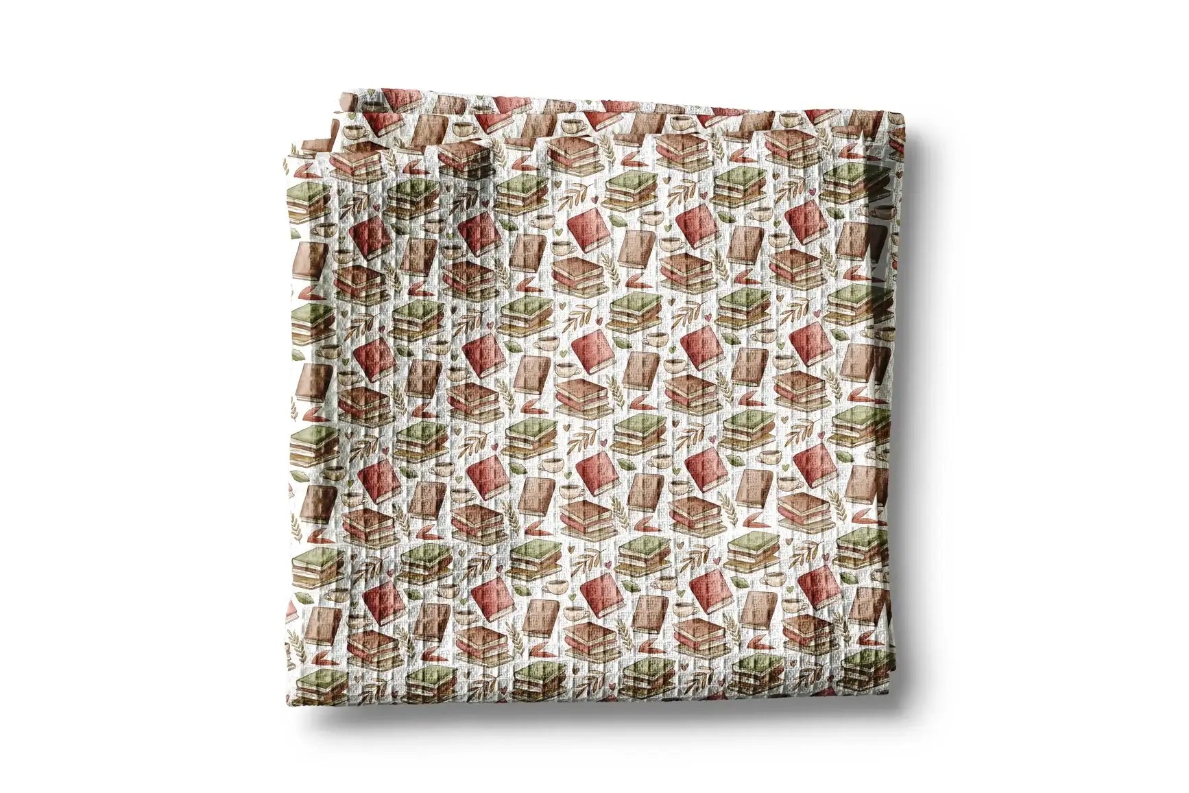 Book Lover Kitchen Waffle Weave Towel