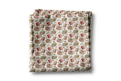 Book Lover Kitchen Waffle Weave Towel