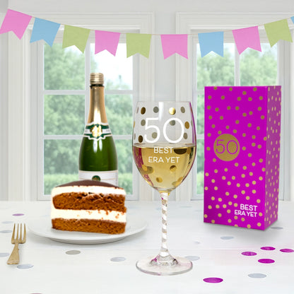 50 - Gift Boxed 16 oz Crystal Wine Glass (Pre-Order)