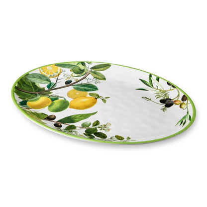Limone Melamine Oval Platter 18 X 13.5