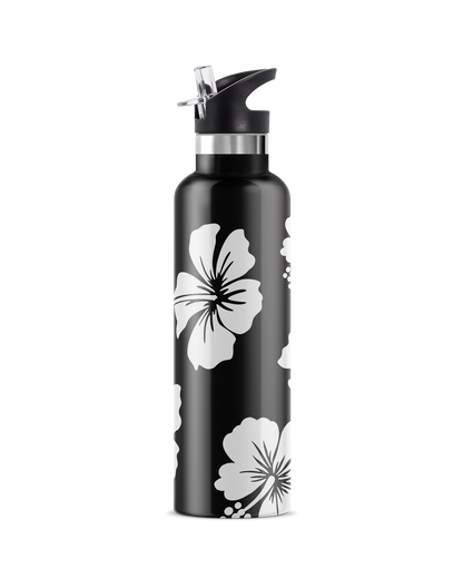 Aloha | 25 oz Insulated Water Bottle Flip' N ' Sip Lid