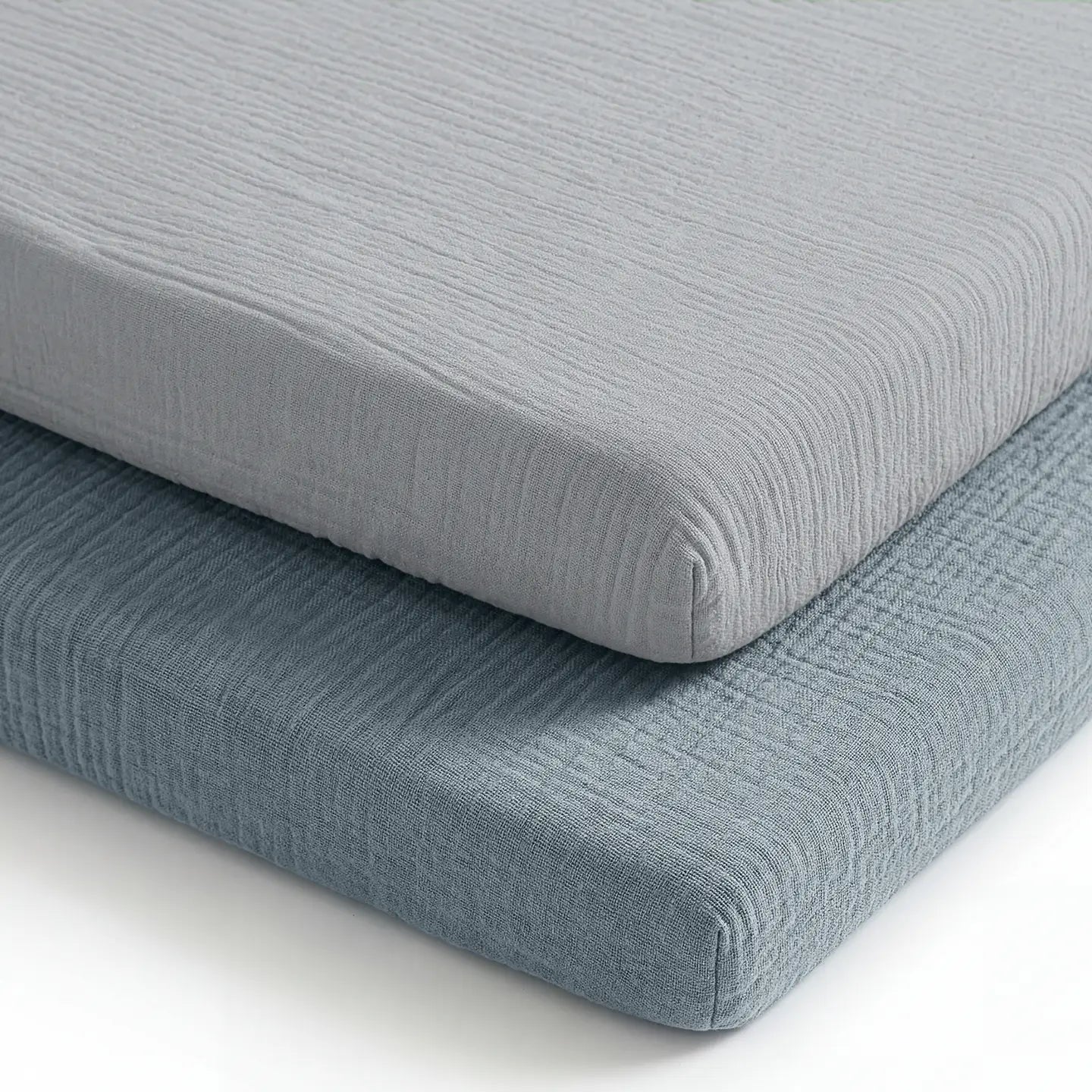 Comfy Cubs Muslin Bassinet Sheet, 2-Pack 100% Soft Cotton