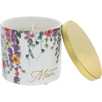 Love You Mom - 14oz 100% Soy Wax Candle with Matches -Vanilla - NY Gift Boutique