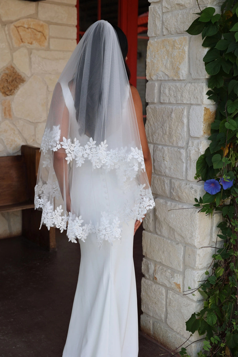 Rosie Floral Lace Veil