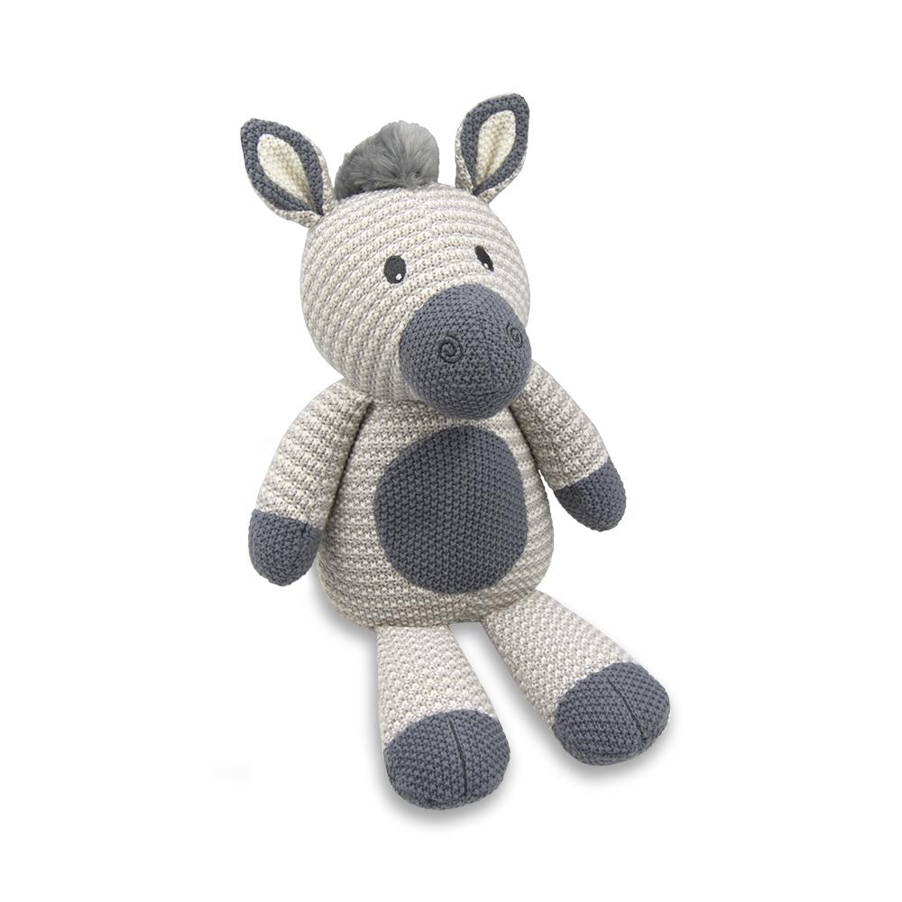 Whimsical Knit Toy - Zac Zebra