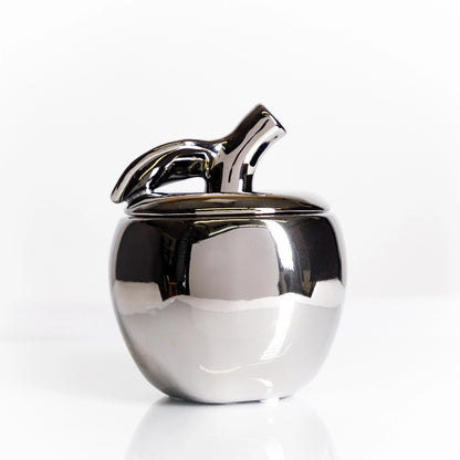 Silver Apple Candle - Honeysuckle & Jasmine