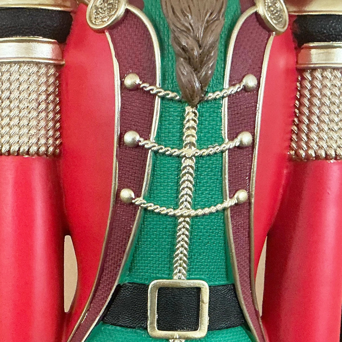 37 Inch Ballet Icons Red & Green Nutcracker— Haute Decor