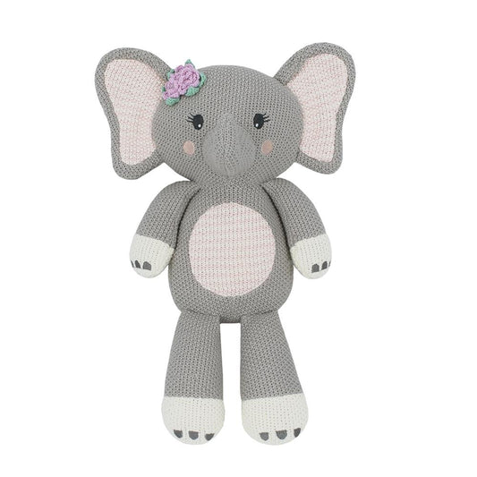 Whimsical Knit Toy - Ella Elephant