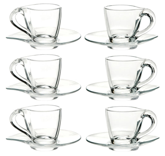 Happy Cups Espresso 2 PC. 3.45 oz. Set of 6