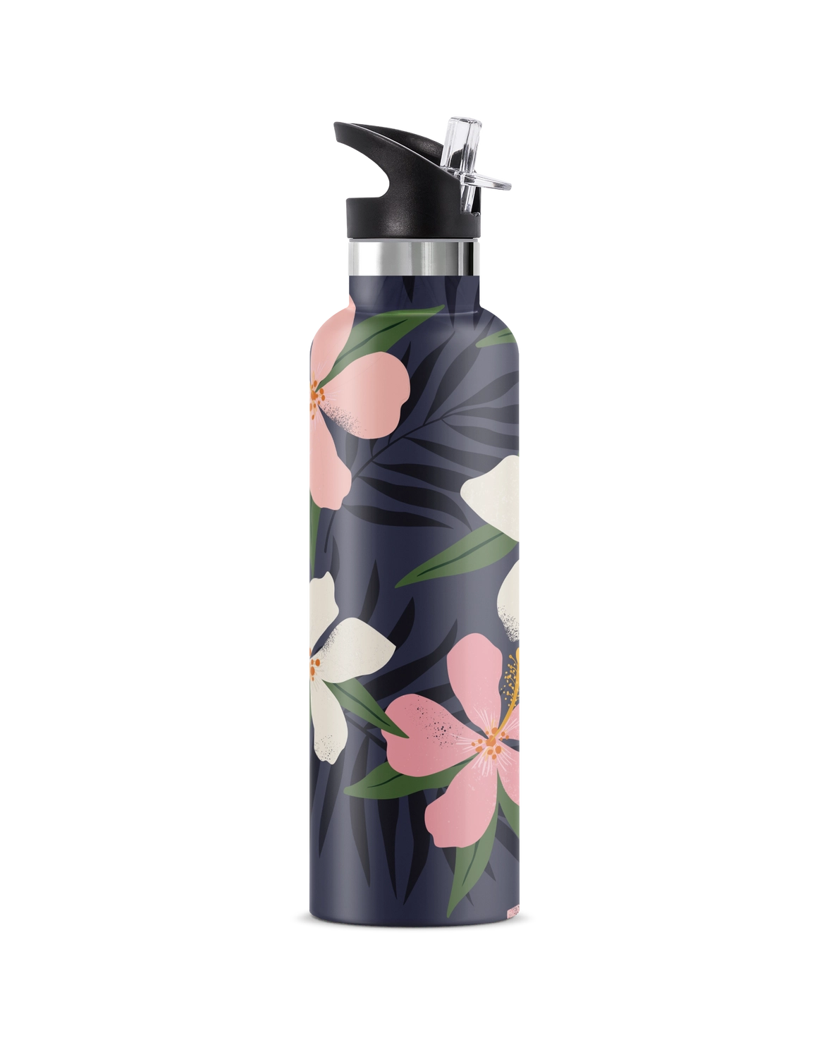 Aloalo | Tropical Flower 25 oz Insulated Water Bottle