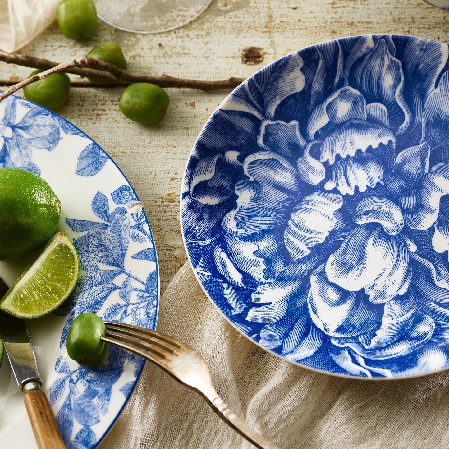 Peony Coupe Salad Plates