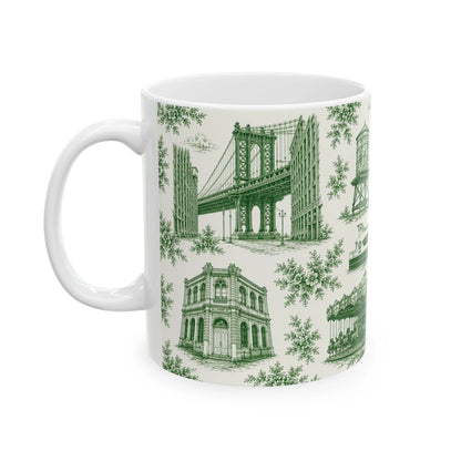 Dumbo Toile De Jouy Chinoiserie Ceramic Mug