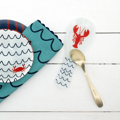 Lobster - 9.25" Glass Spoon Rest