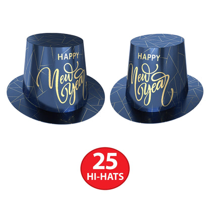 Midnight Blue and Gold New Year Assorted Kit For 50