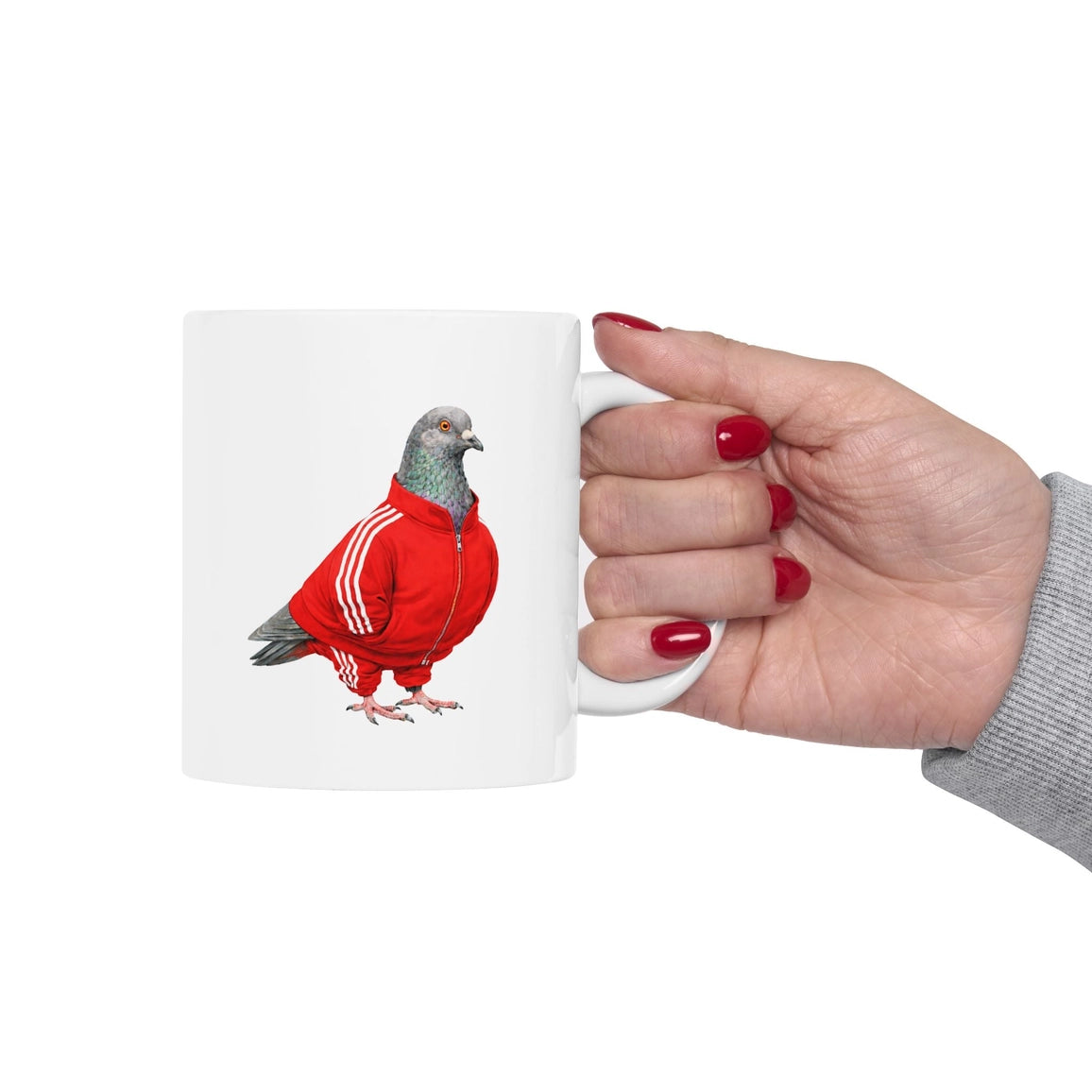 Brighton Brooklyn Track Suit Pigeon Ceramic Mug
