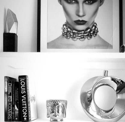 Silver Buddha Perfumed Candle – Grapefruit & Tonka