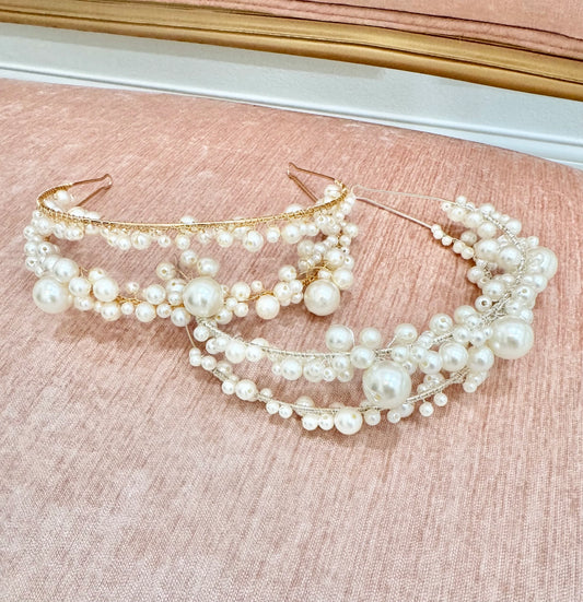 Elle Pearl Bridal Headband